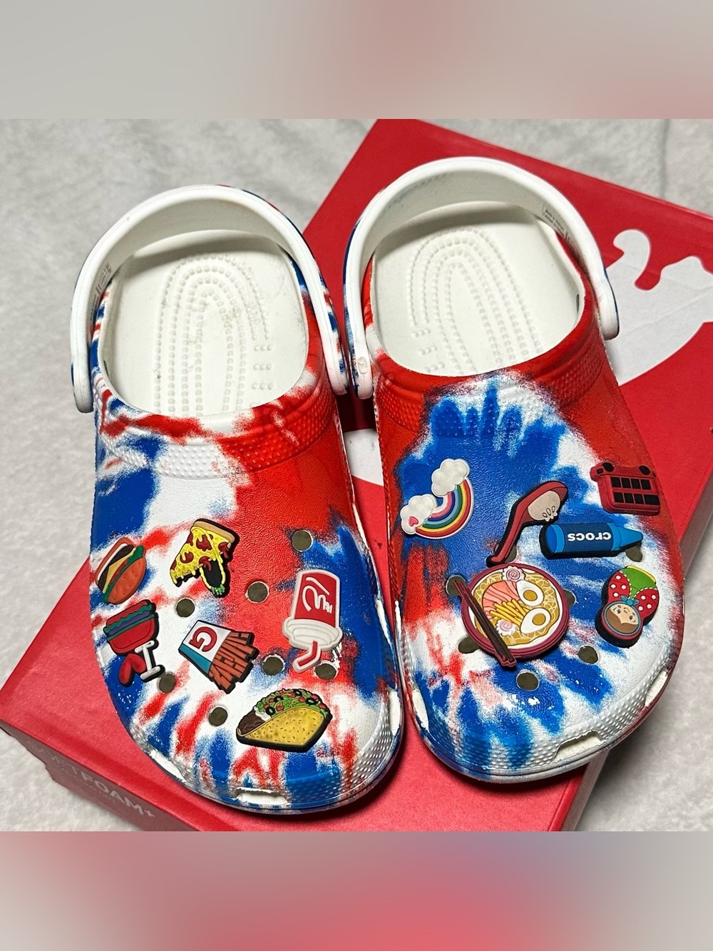 Tie Dye Crocs